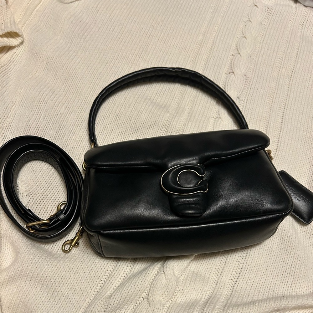 Coach Bag Pillow Tabby 26 Leather Shoulder Bag